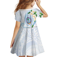 Guam Chamorro Family Matching Off The Shoulder Long Sleeve Dress and Hawaiian Shirt Guasali Flowers Curves Style