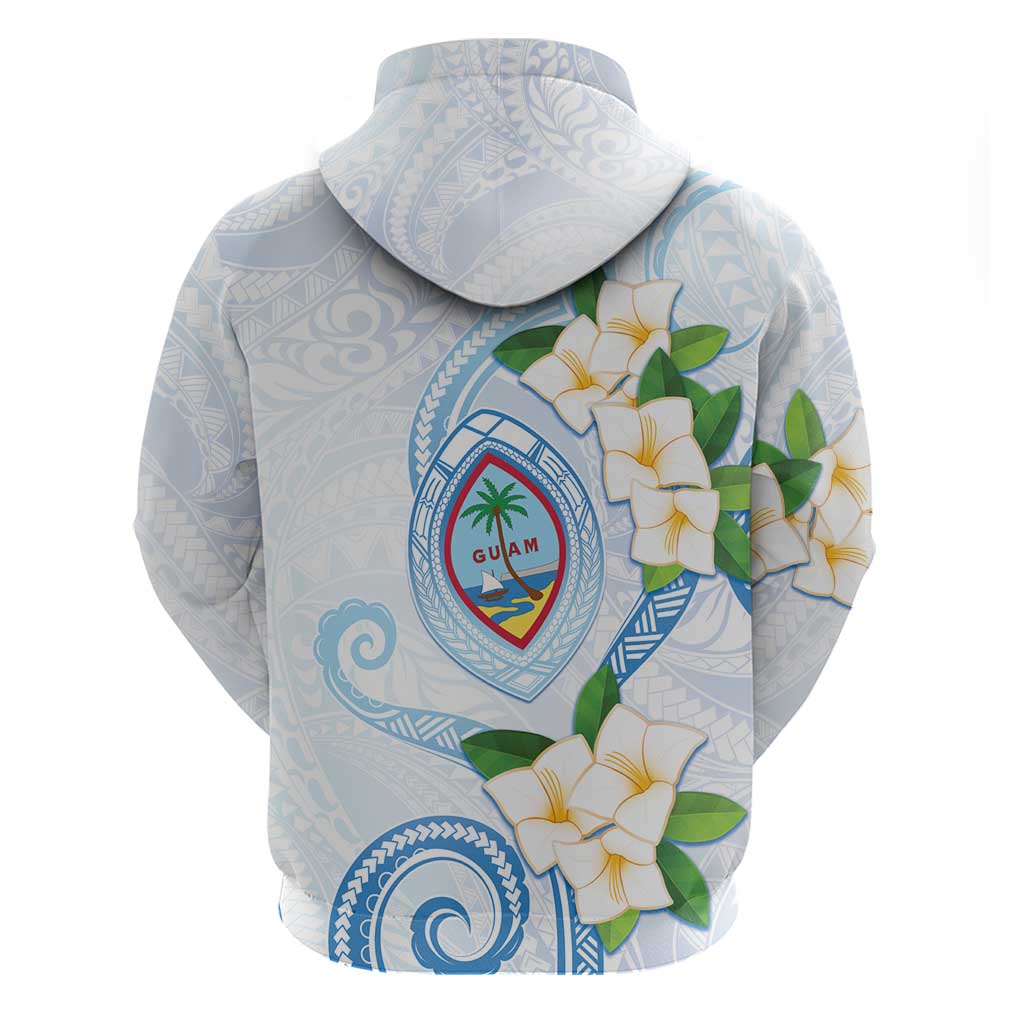 Guam Chamorro Hoodie Guasali Flowers Curves Style