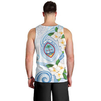 Guam Chamorro Men Tank Top Guasali Flowers Curves Style