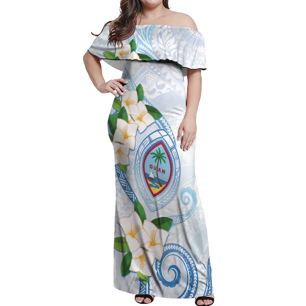 Guam Chamorro Off Shoulder Maxi Dress Guasali Flowers Curves Style
