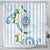 Guam Chamorro Shower Curtain Guasali Flowers Curves Style