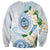 Guam Chamorro Sweatshirt Guasali Flowers Curves Style