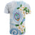 Guam Chamorro T Shirt Guasali Flowers Curves Style