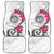 Guam Chamorro Car Mats Curves Polynesian Tattoo Mix Bougainvillea