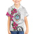 Guam Chamorro Family Matching Short Sleeve Bodycon Dress and Hawaiian Shirt Curves Polynesian Tattoo Mix Bougainvillea