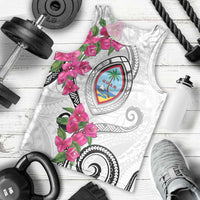 Guam Chamorro Men Tank Top Curves Polynesian Tattoo Mix Bougainvillea