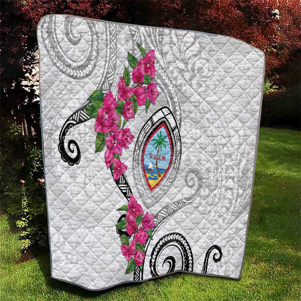 Guam Chamorro Quilt Curves Polynesian Tattoo Mix Bougainvillea