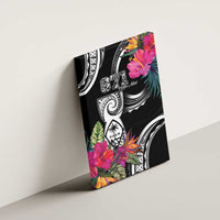 Hafa Adai Guam Canvas Wall Art Polynesian Tattoo Tropical Flowers LT05 - Polynesian Pride