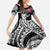 Hafa Adai Guam Family Matching Summer Maxi Dress and Hawaiian Shirt Polynesian Tattoo Tropical Flowers