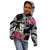 Hafa Adai Guam Kid Hoodie Polynesian Tattoo Tropical Flowers