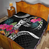 Hafa Adai Guam Quilt Polynesian Tattoo Tropical Flowers
