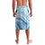 Hafa Adai Guam Lavalava Tropical Flowers Blue Gradient
