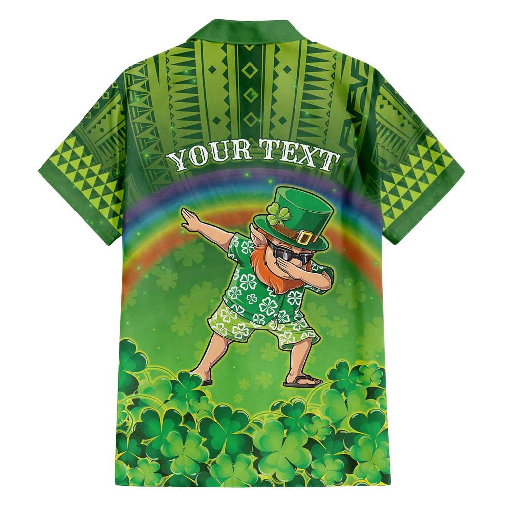 Personalised Hawaii Saint Patrick's Day Family Matching Summer Maxi Dress and Hawaiian Shirt Let's Get Fit Shaced LT05 - Polynesian Pride