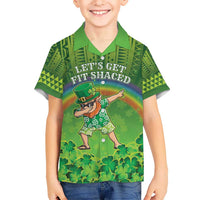 Personalised Hawaii Saint Patrick's Day Hawaiian Shirt Let's Get Fit Shaced
