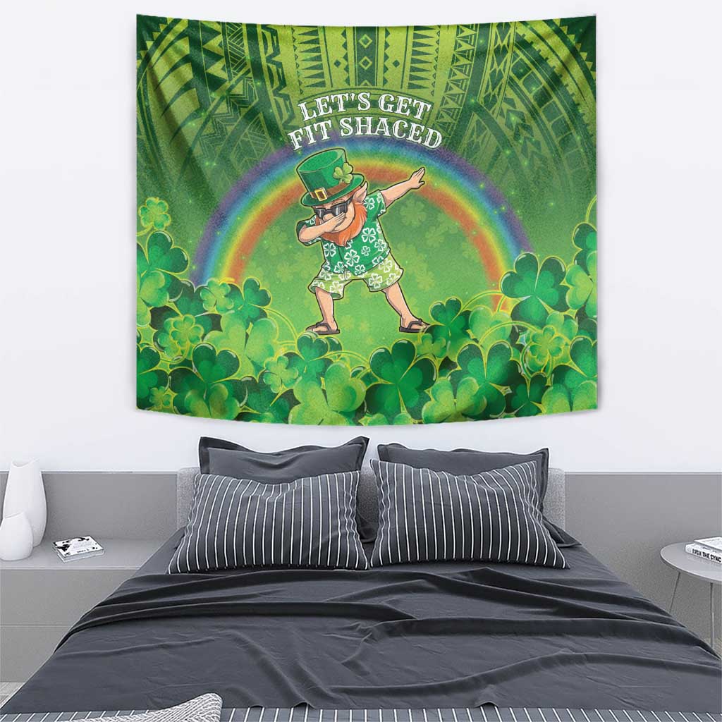 Hawaii Saint Patrick's Day Tapestry Let's Get Fit Shaced