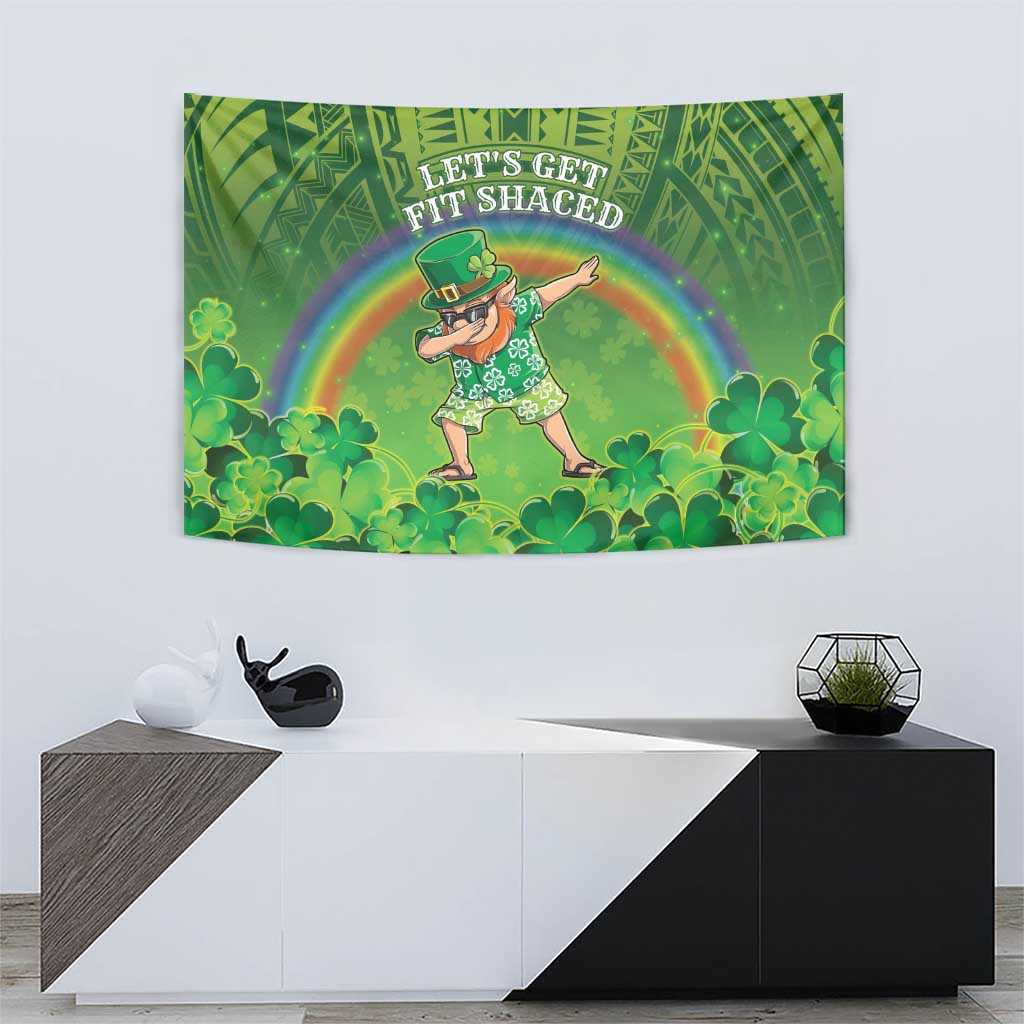 Hawaii Saint Patrick's Day Tapestry Let's Get Fit Shaced
