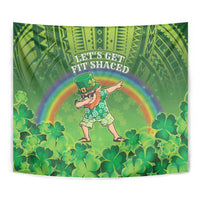 Hawaii Saint Patrick's Day Tapestry Let's Get Fit Shaced