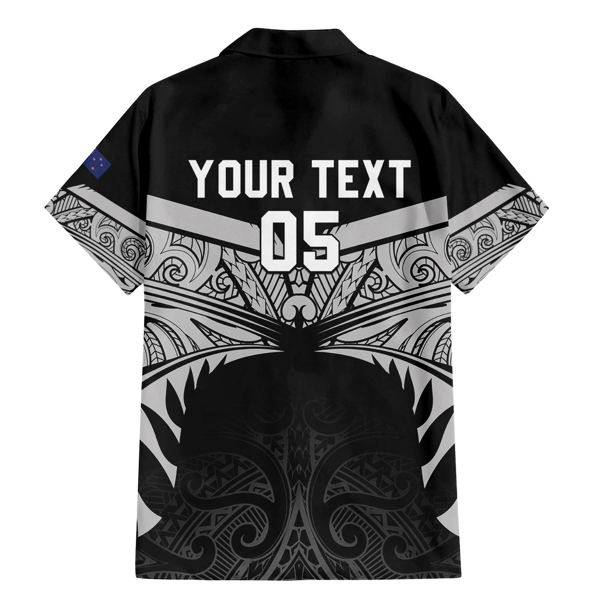 Custom New Zealand Cricket Family Matching Mermaid Dress and Hawaiian Shirt Go Champions World Cup 2024 With Maori Pattern