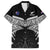 Custom New Zealand Cricket Family Matching Off Shoulder Maxi Dress and Hawaiian Shirt Go Champions World Cup 2024 With Maori Pattern