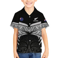 Custom New Zealand Cricket Hawaiian Shirt Go Champions World Cup 2024 With Maori Pattern