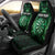 Personalised New Zealand Darts Car Seat Cover Green Dart Board Maori Pattern