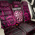 Personalised New Zealand Darts Back Car Seat Cover Pink Dart Board Maori Pattern