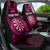 Personalised New Zealand Darts Car Seat Cover Pink Dart Board Maori Pattern
