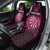 Personalised New Zealand Darts Car Seat Cover Pink Dart Board Maori Pattern
