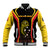 Custom Papua New Guinea Cricket Baseball Jacket 2024 World Cup