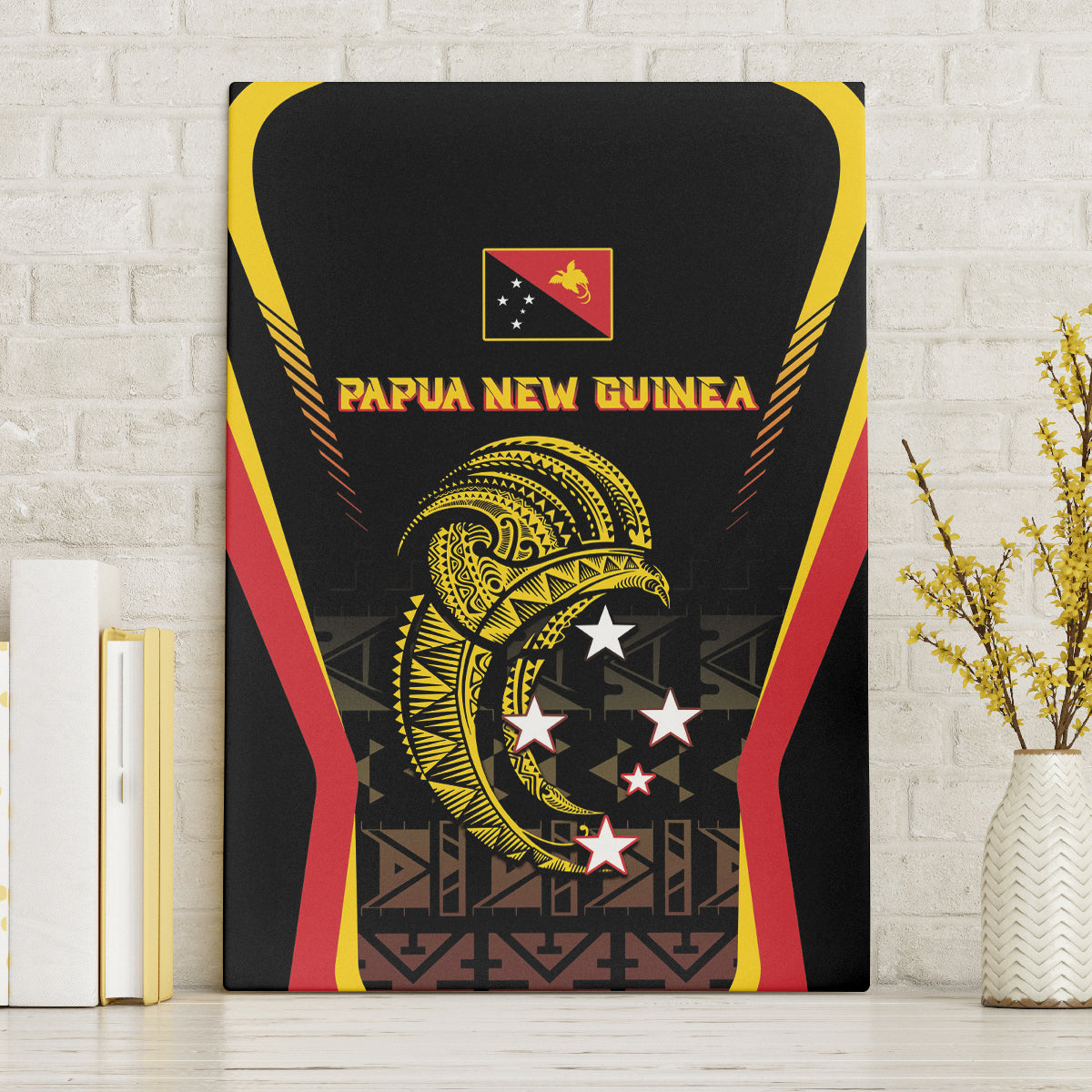 Papua New Guinea Cricket Canvas Wall Art 2024 World Cup