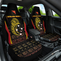 Papua New Guinea Cricket Car Seat Cover 2024 World Cup LT05 One Size Black - Polynesian Pride