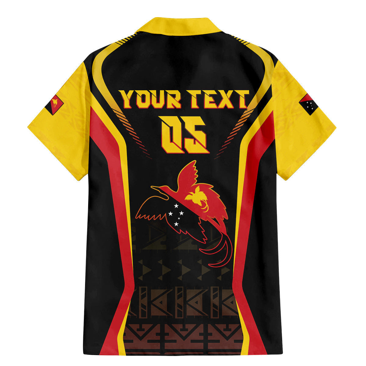 Custom Papua New Guinea Cricket Family Matching Mermaid Dress and Hawaiian Shirt 2024 World Cup