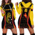 Custom Papua New Guinea Cricket Hoodie Dress 2024 World Cup