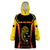 Custom Papua New Guinea Cricket Wearable Blanket Hoodie 2024 World Cup