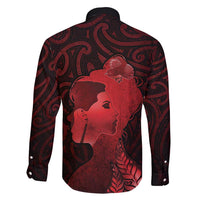 Aotearoa Mana Wahine Family Matching Long Sleeve Bodycon Dress and Hawaiian Shirt The Spiritual Power Of Women LT05 - Polynesian Pride