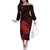 Aotearoa Mana Wahine Family Matching Off The Shoulder Long Sleeve Dress and Hawaiian Shirt The Spiritual Power Of Women