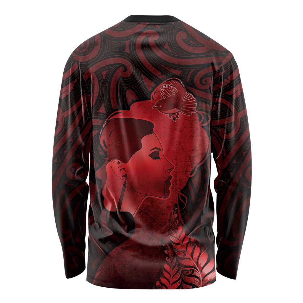Aotearoa Mana Wahine Long Sleeve Shirt The Spiritual Power Of Women