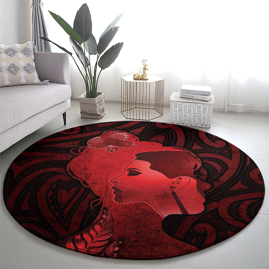 Aotearoa Mana Wahine Round Carpet The Spiritual Power Of Women