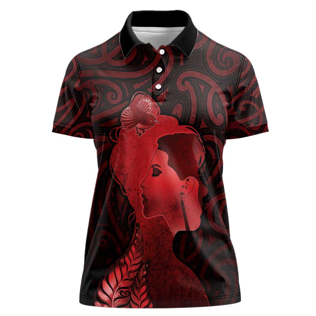 Aotearoa Mana Wahine Women Polo Shirt The Spiritual Power Of Women