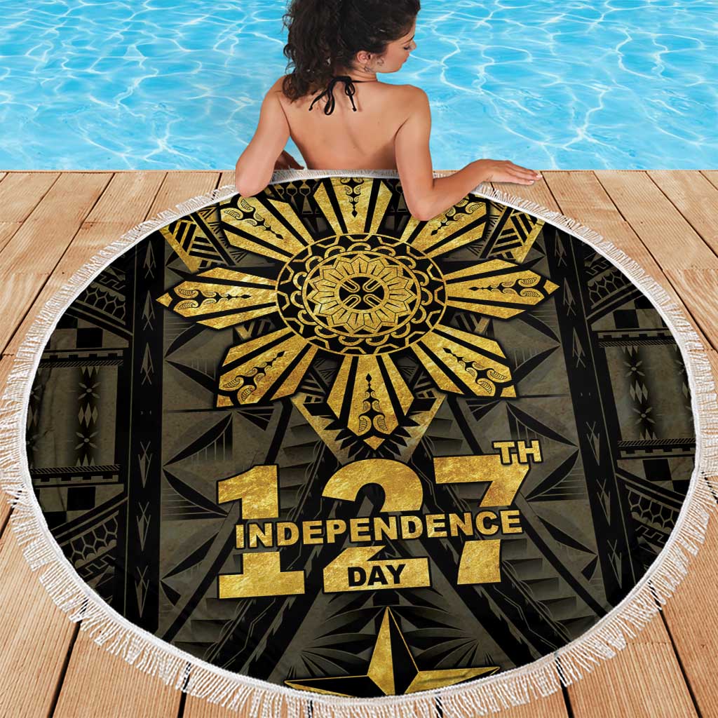Philippines Independence Day Beach Blanket Filipinos Sun Star Tribal