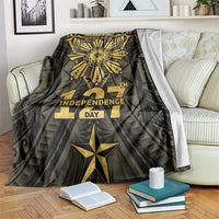 Philippines Independence Day Blanket Filipinos Sun Star Tribal LT05 Gold - Polynesian Pride
