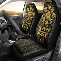 Philippines Independence Day Car Seat Cover Filipinos Sun Star Tribal