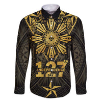 Personalised Philippines Independence Day Family Matching Tank Maxi Dress and Hawaiian Shirt Filipinos Sun Star Tribal