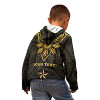 Personalised Philippines Independence Day Kid Hoodie Filipinos Sun Star Tribal