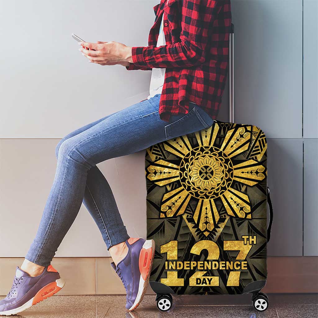 Philippines Independence Day Luggage Cover Filipinos Sun Star Tribal LT05 - Polynesian Pride