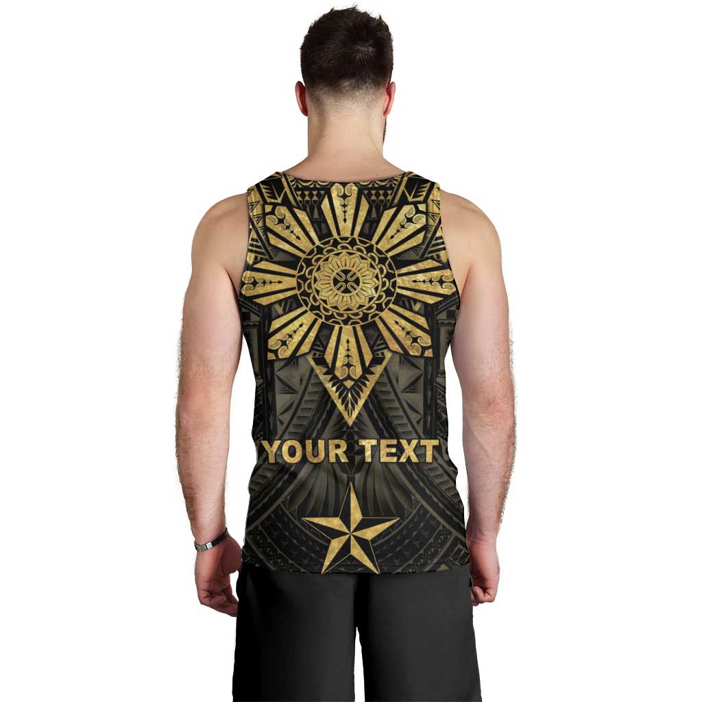 Personalised Philippines Independence Day Men Tank Top Filipinos Sun Star Tribal