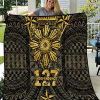 Philippines Independence Day Quilt Filipinos Sun Star Tribal
