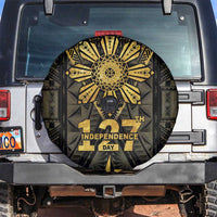Philippines Independence Day Spare Tire Cover Filipinos Sun Star Tribal LT05 Gold - Polynesian Pride