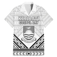 Personalised Kiribati Gospel Day Family Matching Mermaid Dress and Hawaiian Shirt Coat Of Arms Polynesian Pattern