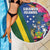Solomon Islands Independence Day Beach Blanket Coat Of Arms With Tropical Flowers